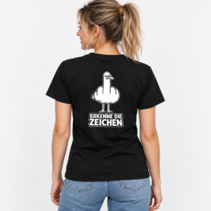 Erkenne die Zeichen – Funny Bird T-Shirt - Image 3