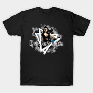 Evanescence Amy Lee Triangular Graphic T-Shirt