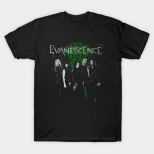 Evanescence Band Members Green Theme T-Shirt
