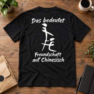 Freundschaft auf Chinesisch“ – Lustiges Herren T-Shirt