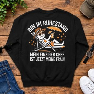 Funny Retirement Gift Men T-Shirt - Retired Boss Wife Humor Graphic Tee – Bild 3