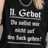 Gebot Tanktop mit frechem Gothic-Spruch