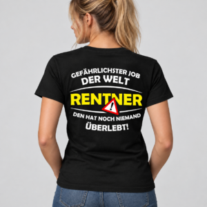 Gefährlichster Job der Welt – Rentner T-Shirt – Image 3
