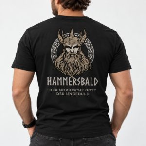 Hammersbald – Der Nordische Gott der Ungeduld T-Shirt – Bild 2