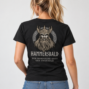 Hammersbald – Der Nordische Gott der Ungeduld T-Shirt – Bild 3