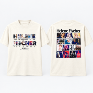Helene Fischer Career Collage Front & Back Cream T-Shirt