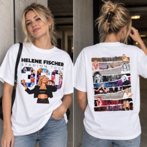 Helene Fischer Stadion Tour 360 Front & Back Collage T-Shirt