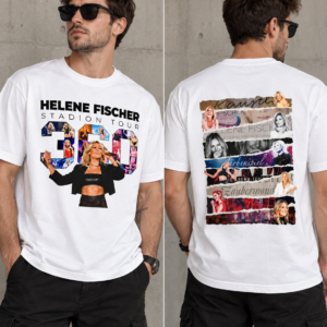 Helene Fischer Stadion Tour 360 Front & Back Collage T-Shirt - Image 3