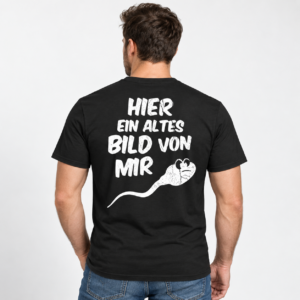 Hier ein altes Bild von mir – Funny Retro Photo Black T-Shirt - Bilde 2