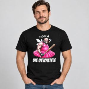 Holla die Gewaltfee Funny T-Shirt - Image 2