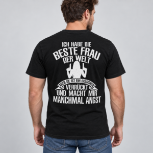 Ich Habe Die Beste Frau Der Welt – Lustiges Ehefrau Sprüche T-Shirt - Imagen 3
