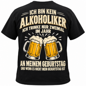 Ich Trinke Nur Zweimal Im Jahr – Lustiges Bier T-Shirt