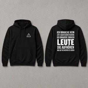 Ich brauche kein Anti-Aggressionstraining – Lustiges Herren T-Shirt mit Spruch - Imagem 3