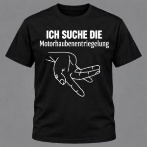 Ich suche die Motorhaubenentriegelung T-Shirt