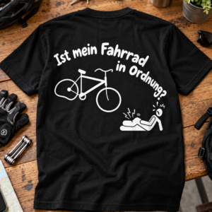 Ist mein Fahrrad in Ordnung – Lustiges Fahrrad T-Shirt für Radfahrer & Fahrradfans