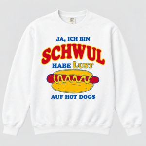 Ja, ich bin schwul – Lust auf Hot Dogs – Lustiges T-Shirt – Bild 3