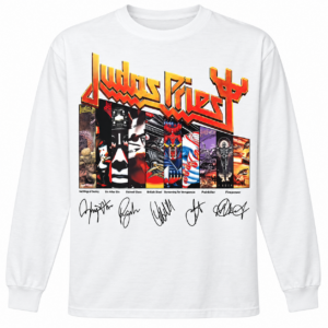 Alternative view of Judas Priest Album Legacy Signature T-Shirt, Hoodie
