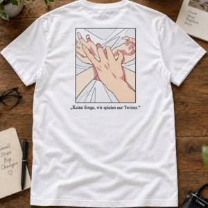 Keine Sorge, wir spielen nur Twister – Lustiges Herren T-Shirt