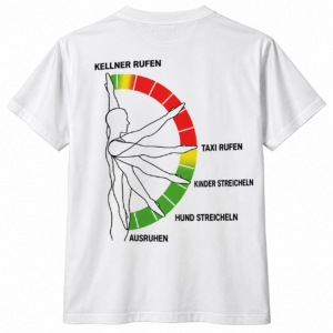 Kellner Rufen, Taxi Rufen, Hund Streicheln – Lustiges T-Shirt