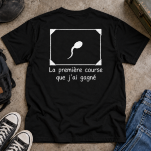 La Première Course Que J’ai Gagné Sweat Homme Humour Français