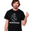 Was für ein Vollidiot T-Shirt, Lustiges Spruch Shirt Herren