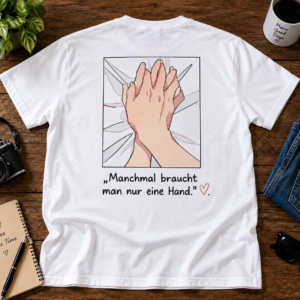 Manchmal braucht man nur eine Hand – Lustiges T-Shirt mit Doppeldeutung