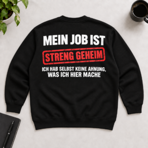 Alternative view of Mein Job Ist Streng Geheim Lustiges Büro T Shirt Geschenk für Kollegen
