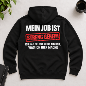 Mein Job Ist Streng Geheim Lustiges Büro T Shirt Geschenk für Kollegen - Bilde 3