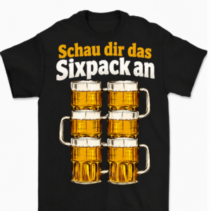 Mein Sixpack ist flüssig – Lustiges Bier Shirt