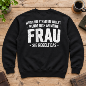 Visão alternativa de Meine Frau Regelt Das T Shirt Lustiger Männer Spruch Geschenk Für Ehemann