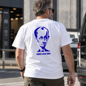 Merz Leck Eier Portrait Graphic T-Shirt - Billede 2