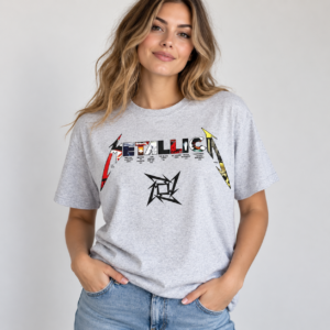 Metallica Album Timeline Logo Graphic T-Shirt – Bild 3