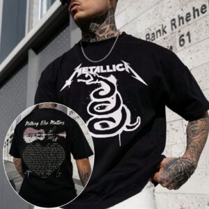 Metallica Nothing Else Matters – Front & Back Graphic T-Shirt