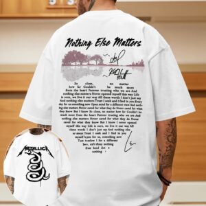 Metallica Nothing Else Matters – Front & Back Graphic T-Shirt – Bild 2