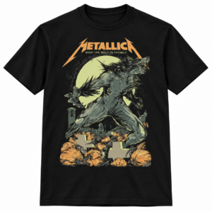 Metallica Seek the Wolf in Thyself Werewolf Halloween Graphic T-Shirt