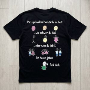 Mir Egal Wer Du Bist – Ich Hasse Jeden Lustiges Sarkasmus T-Shirt