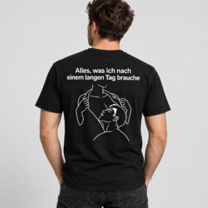 Nach einem langen Tag – Lustiges Sprüche T-Shirt - Afbeelding 3
