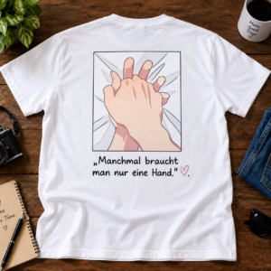 Nur eine Hand – Zweideutiges T-Shirt mit Humor