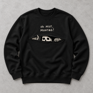 Visão alternativa de Oh Mist Montag Shirt – Lustiges Skelett T-Shirt für Männer