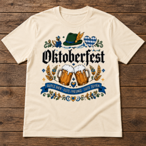 Oktoberfest Herren T Shirt Gutes Bier Gute Freunde Gute Zeiten
