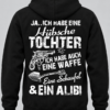 Papa Hoodie Hübsche Tochter – Witziges Geschenk zum Vatertag oder Geburtstag