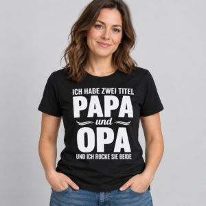 Papa & Opa – Ich Habe Zwei Titel T-Shirt - Bild 3
