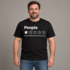 People 1-Stern-Bewertung – Lustiges Herren T-Shirt mit sarkastischem Spruch