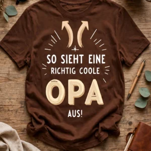 So sieht eine richtig coole OPA aus T-Shirt – Lustiges Geschenk für Opa