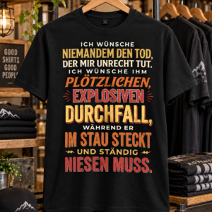 T-shirt humour noir – Diarrhée explosive